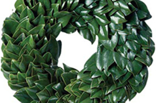 Wreath, Mag-round, grn 18 x4"