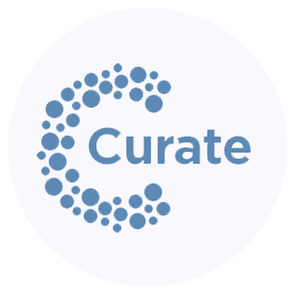 Curate logo circle